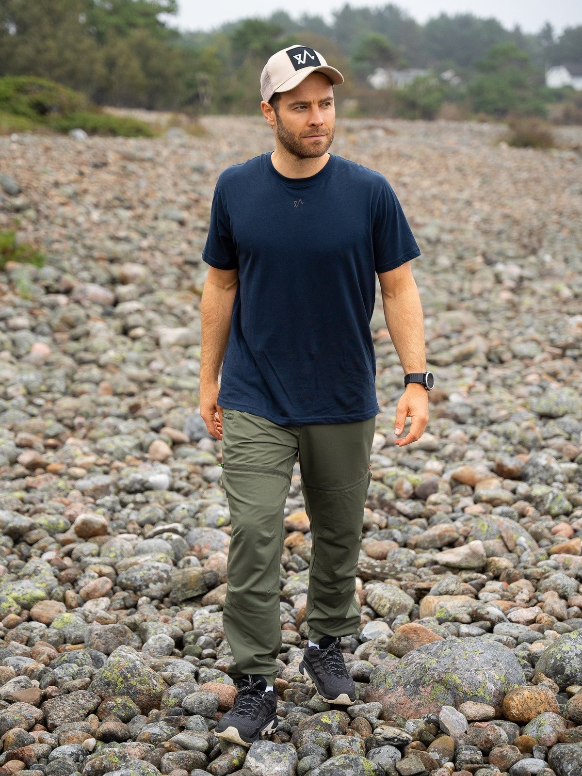 Twentyfour & T-skjorte Marine