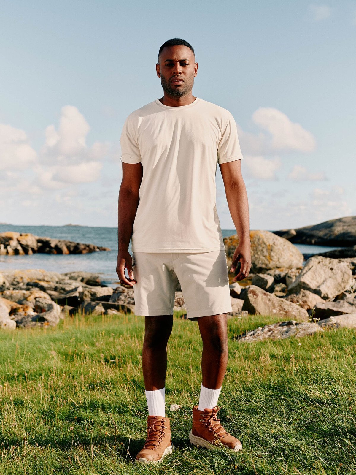 Twentyfour Venture Tee Gråhvit