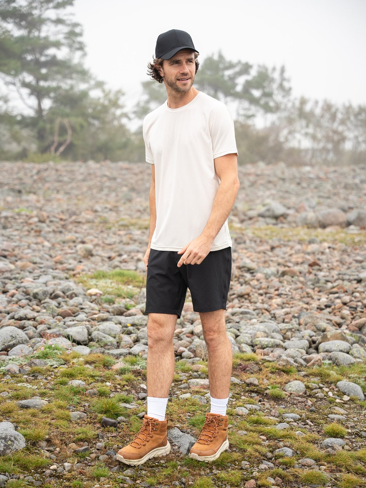 Twentyfour Venture Tee Gråhvit