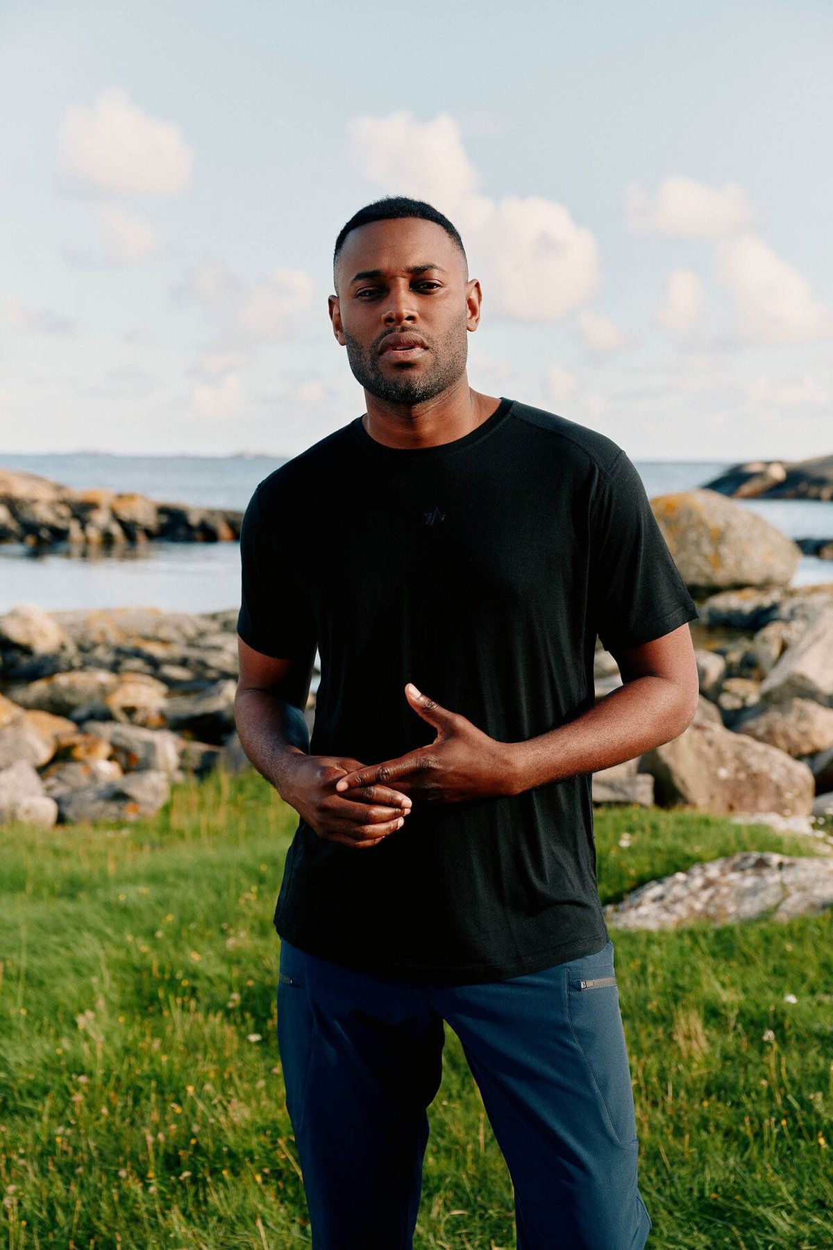 Twentyfour Venture Ullmix T-skjorte Sort