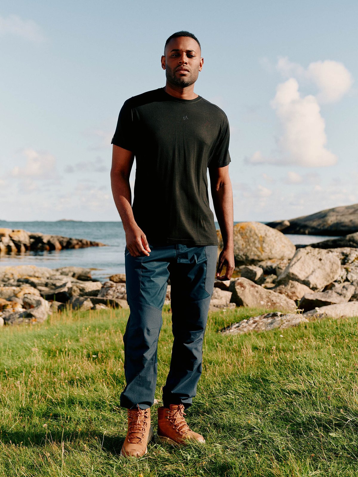 Twentyfour Venture Ullmix T-skjorte Sort