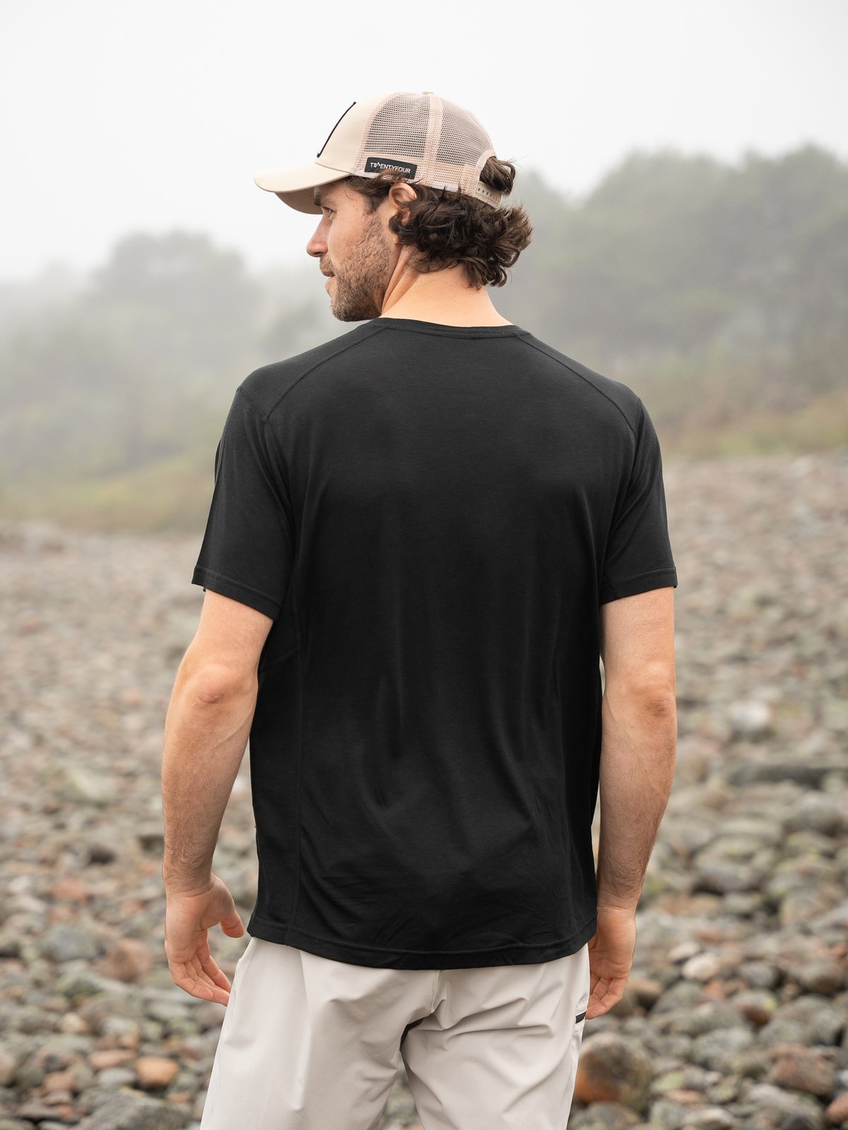 Twentyfour Venture Ullmix T-skjorte Sort