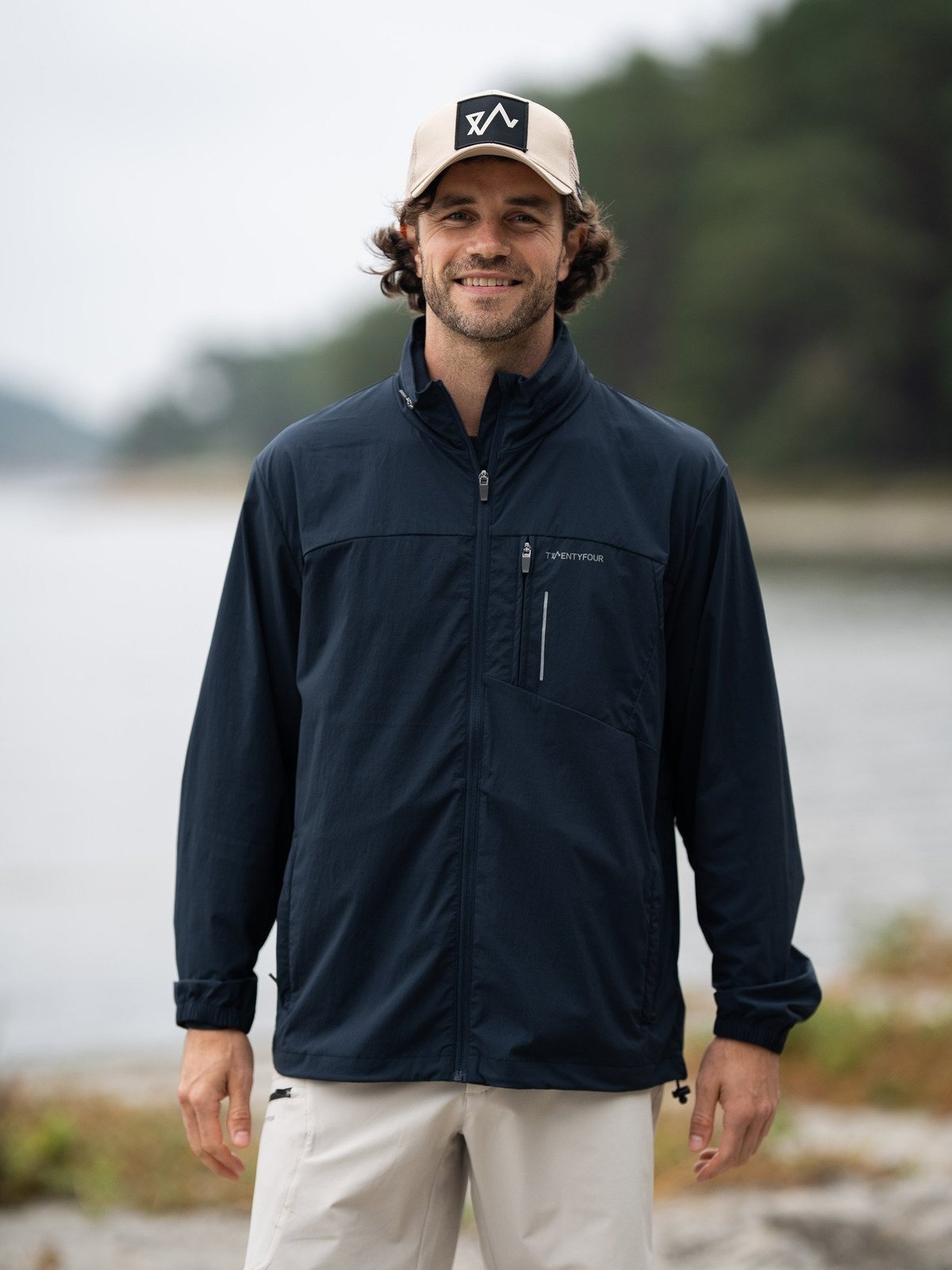 Twentyfour Venture Vind Jakke Marine