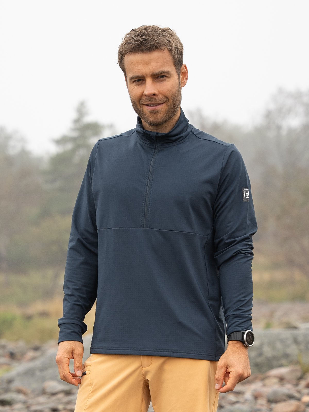 Twentyfour Venture Light Stretch Half Zip Marine
