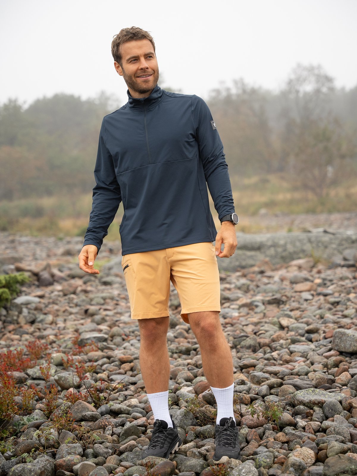 Twentyfour Venture Light Stretch Half Zip Marine