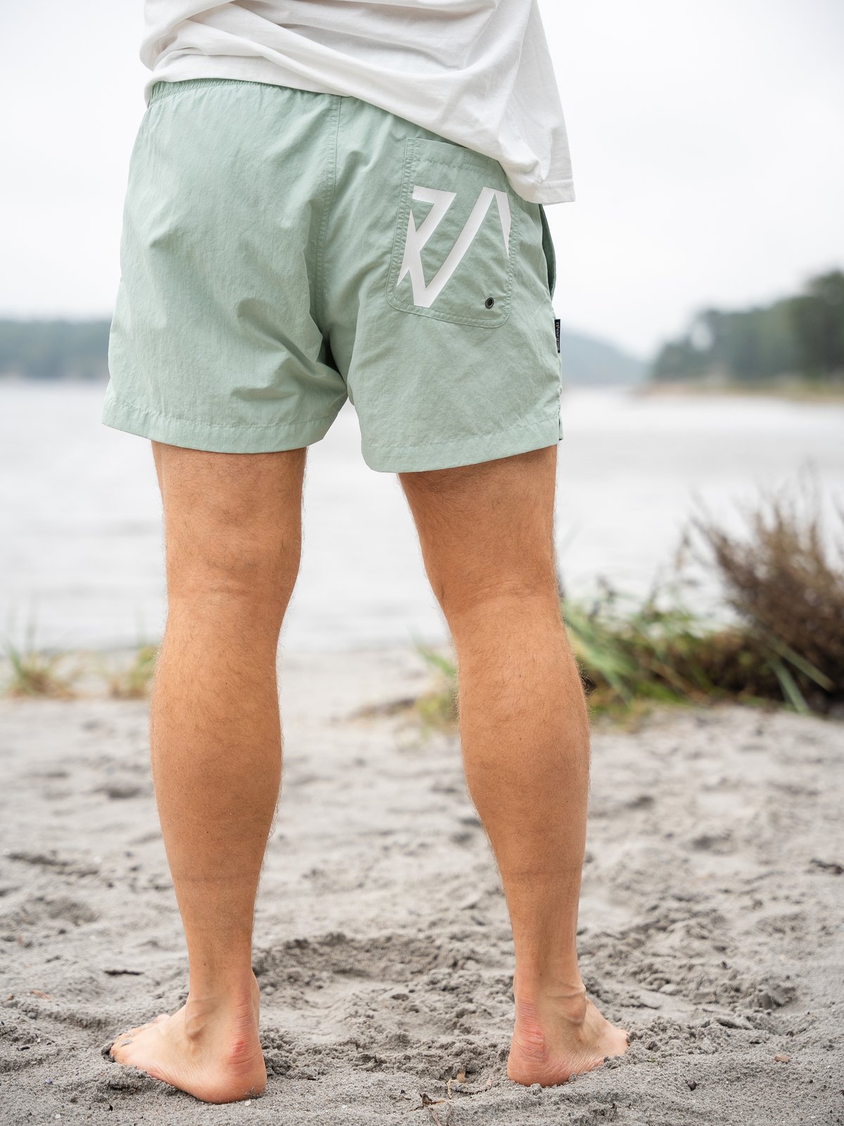 Twentyfour Mode Badeshorts Grågrønn