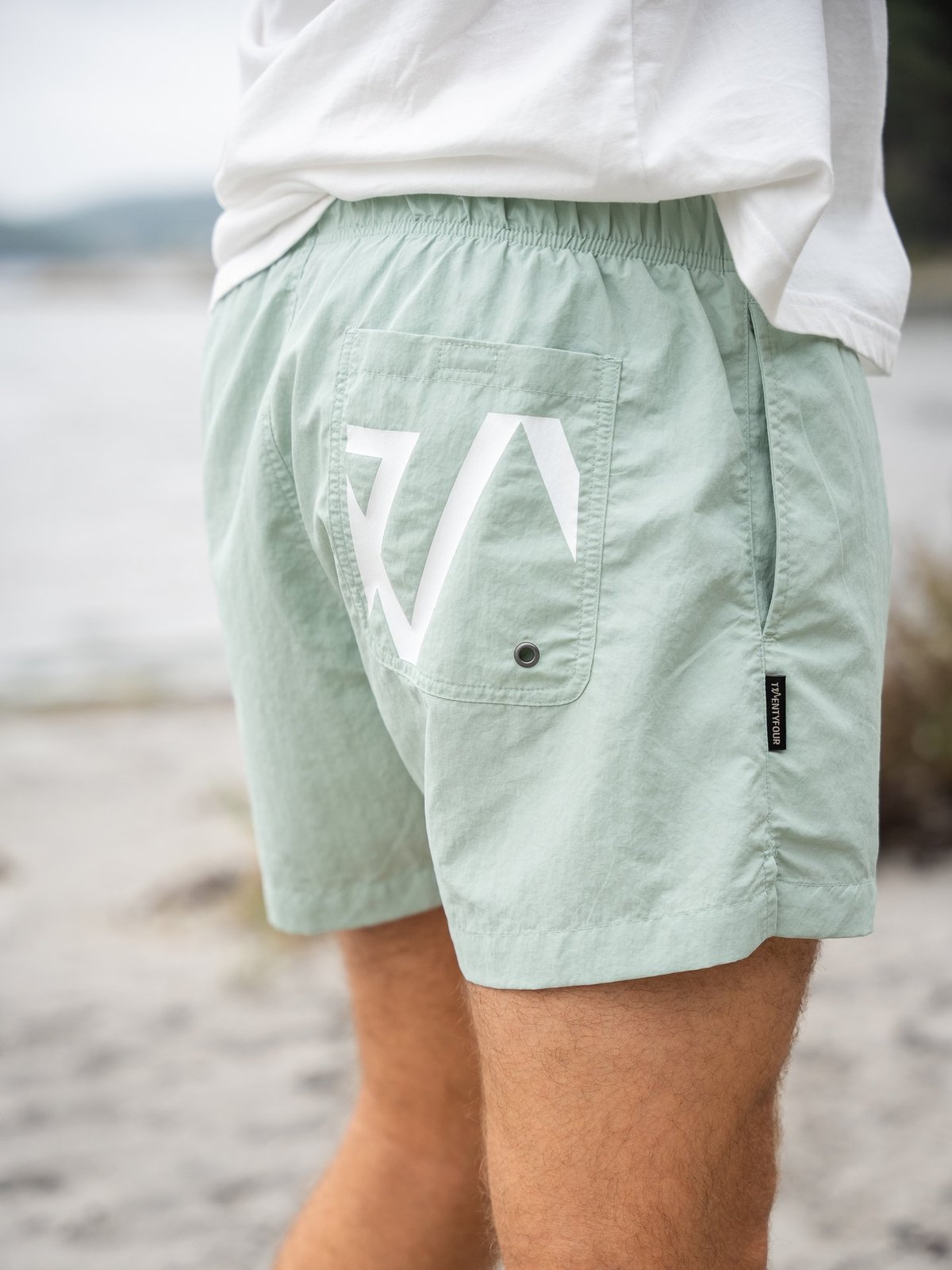 Twentyfour Mode Badeshorts Grågrønn