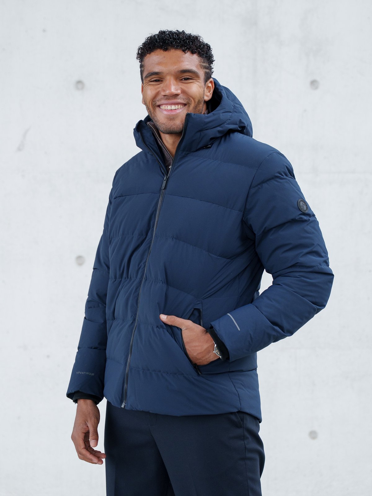 Twentyfour Aurora Dunjakke Marine
