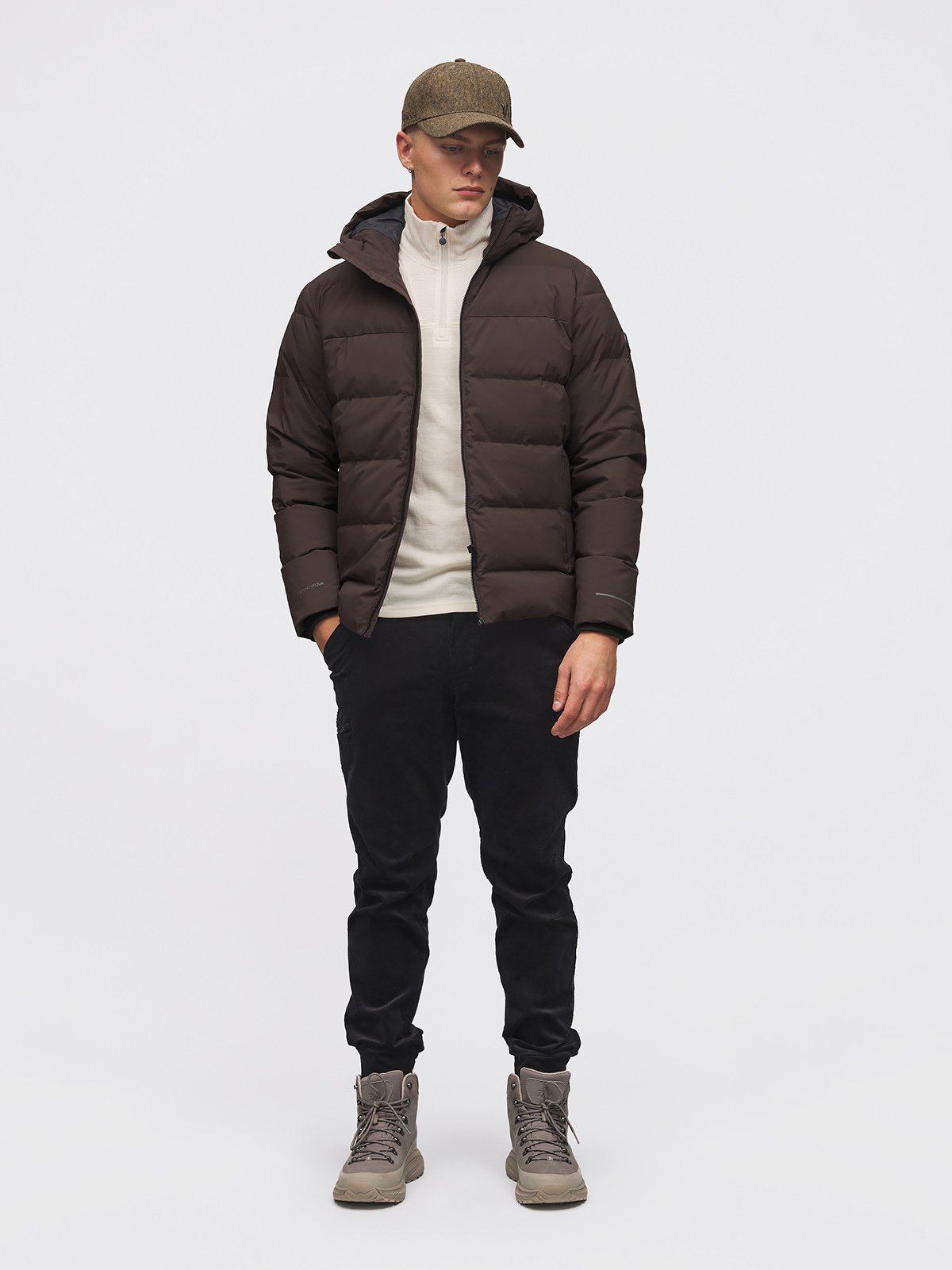 Twentyfour Aurora Dunjakke Mørk brun