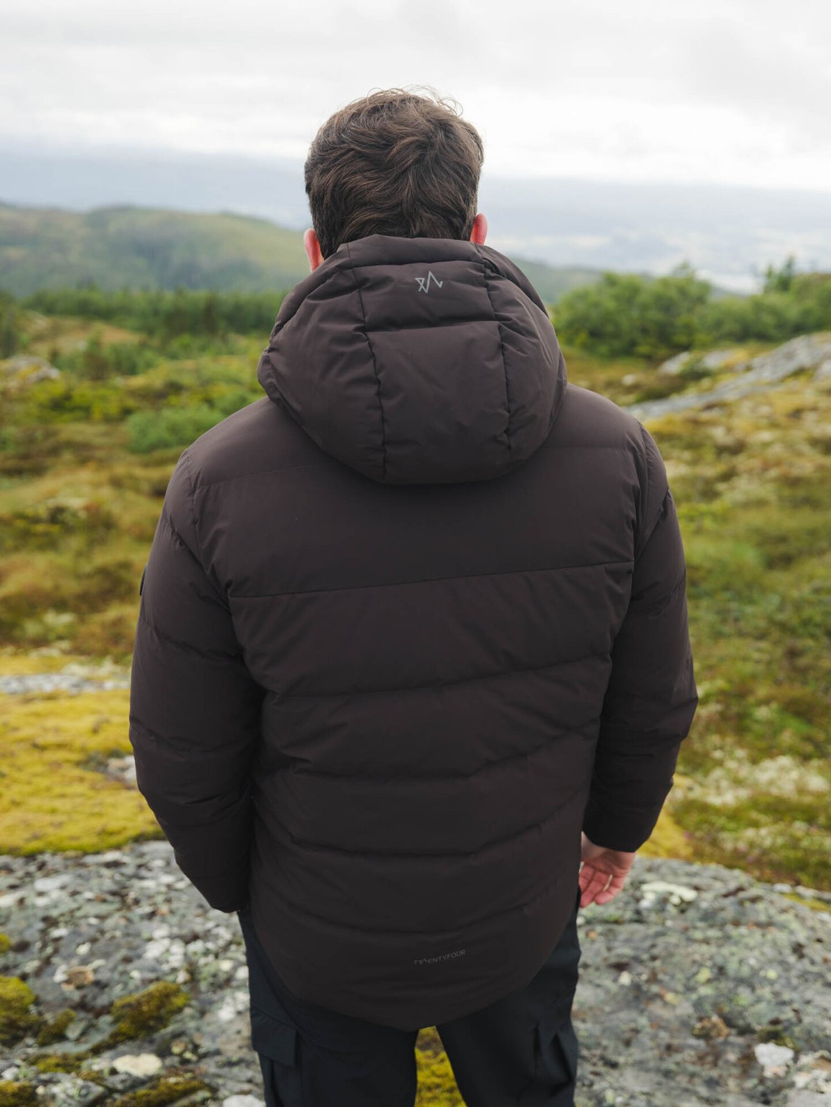 Twentyfour Aurora Dunjakke Mørk brun