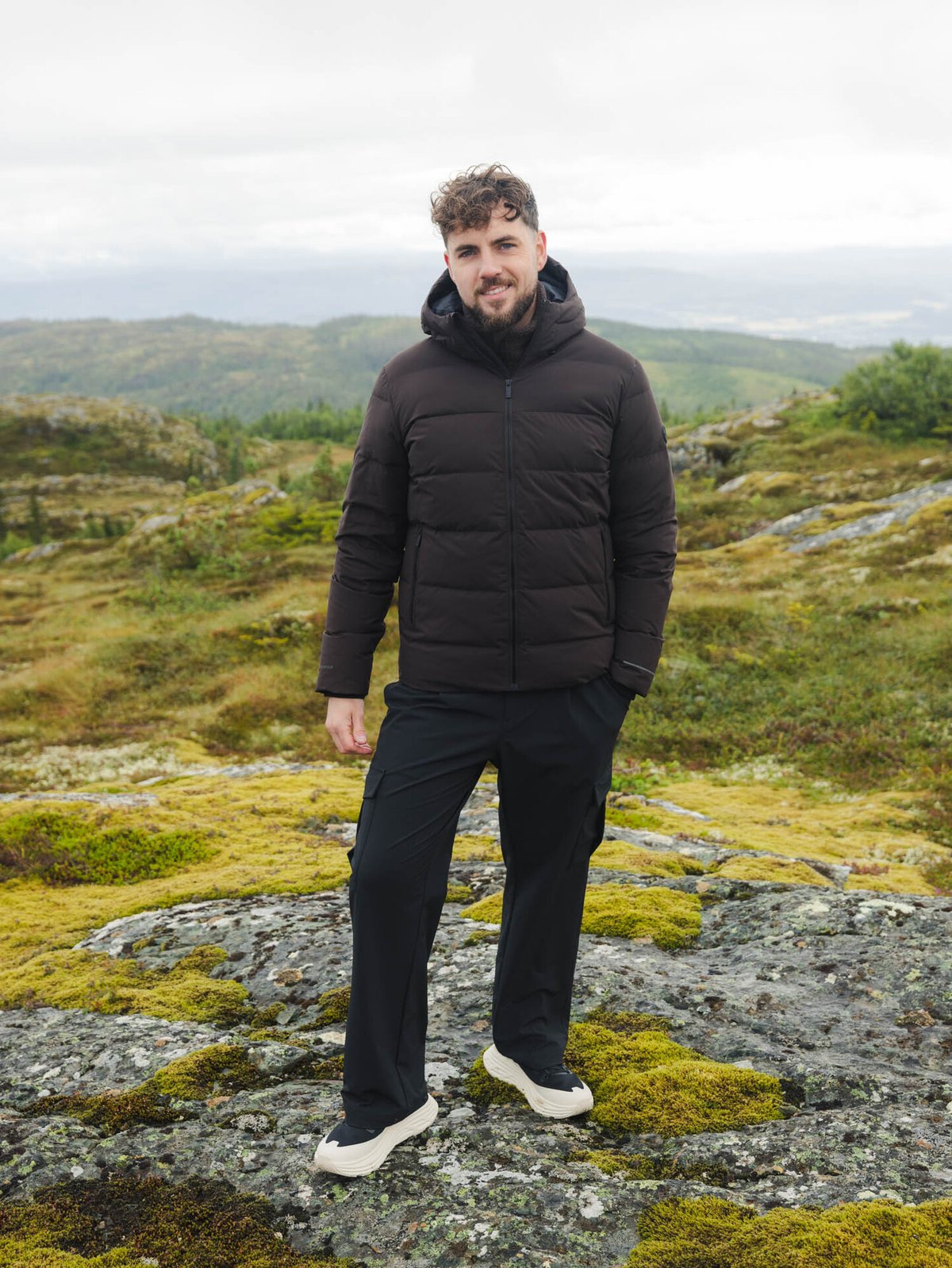Twentyfour Aurora Dunjakke Mørk brun