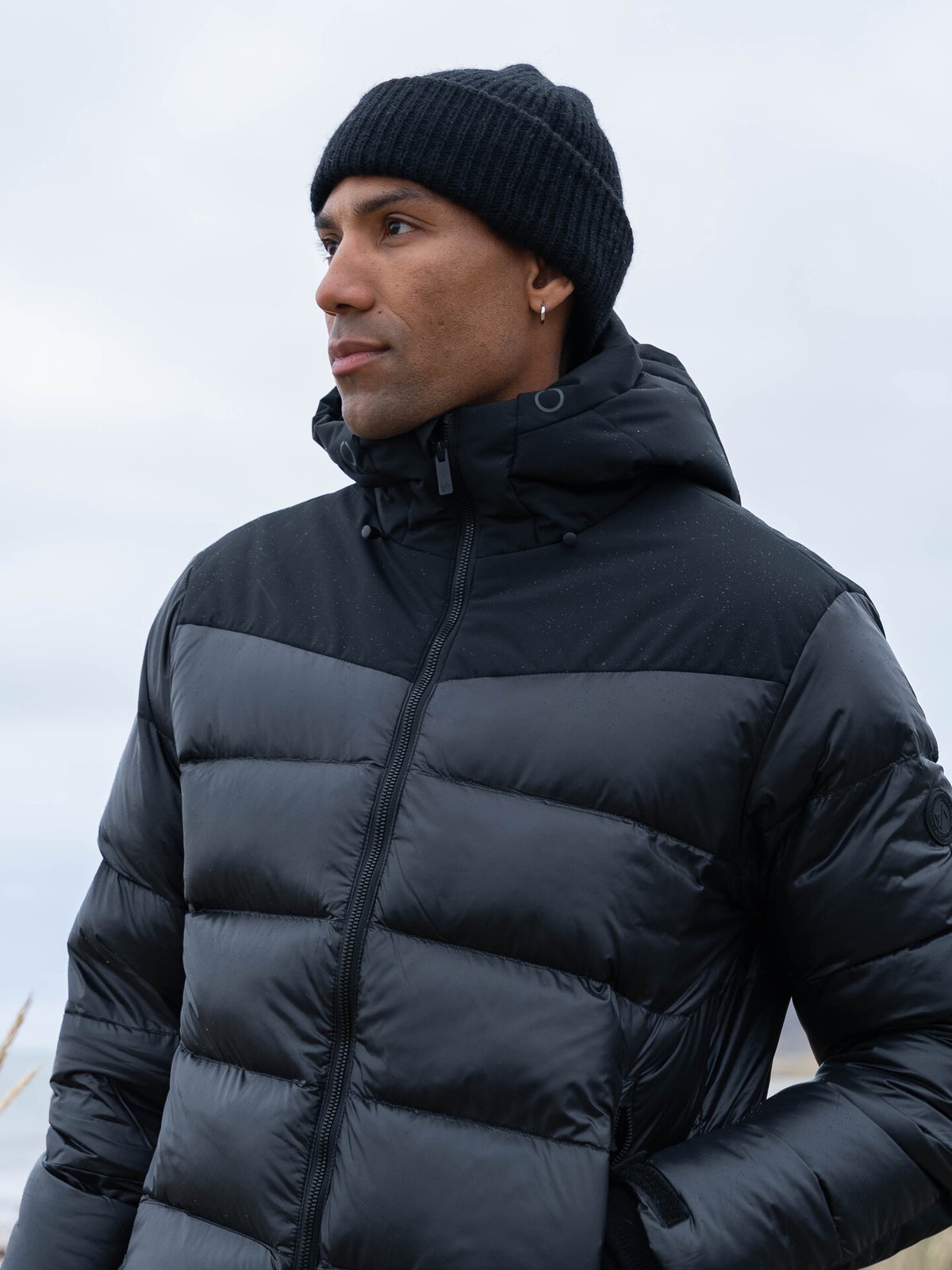 Twentyfour Aurora Warm Dunjakke Sort