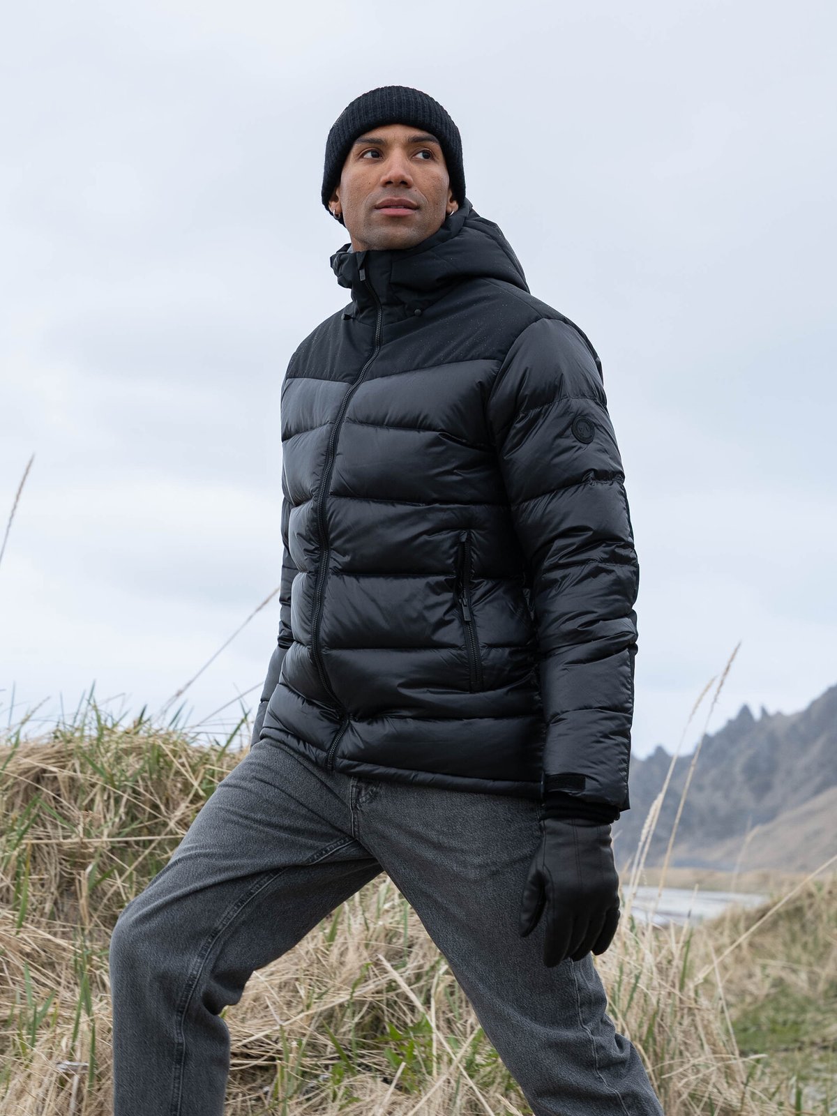 Twentyfour Aurora Warm Dunjakke Sort