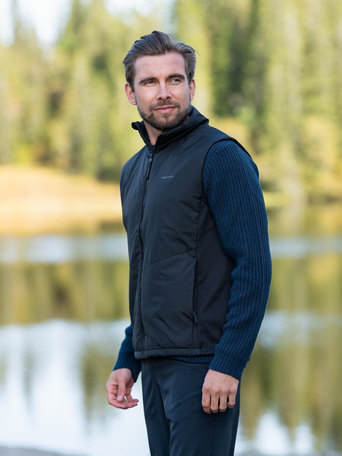 Twentyfour Aurora Thermo Vest Sort