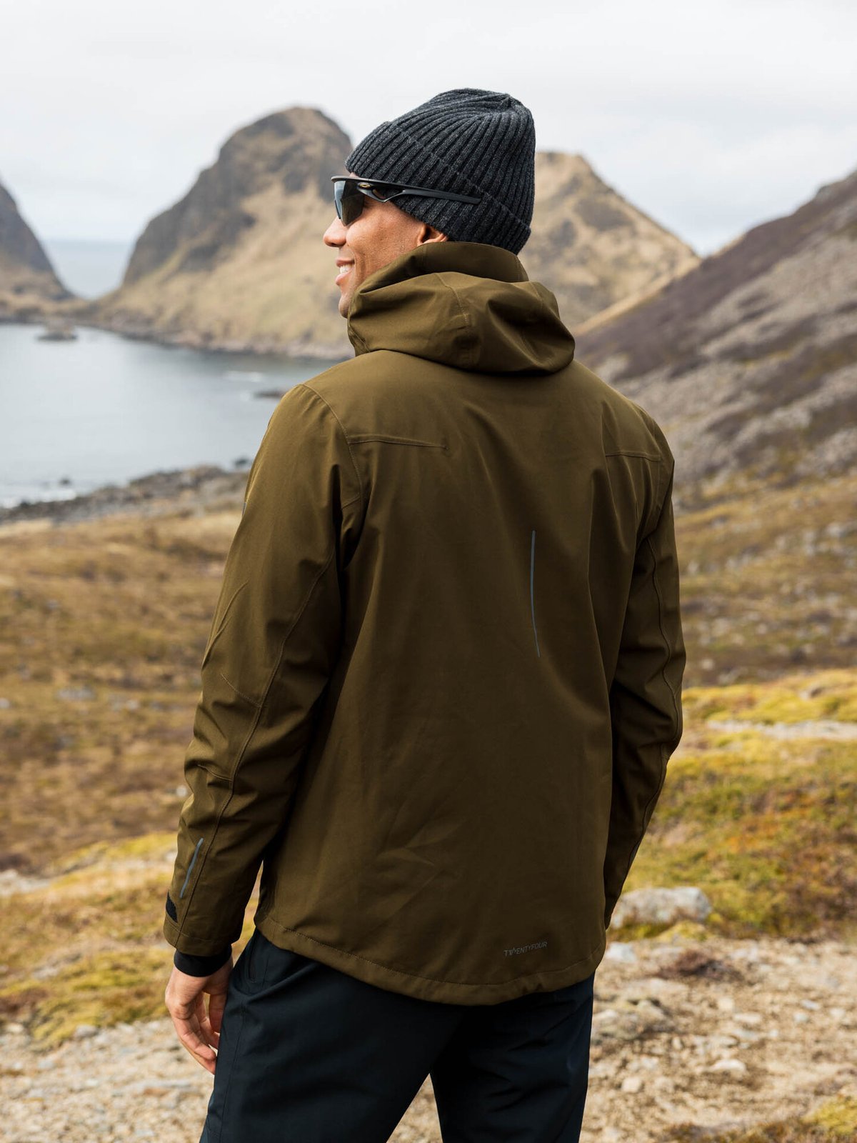 Twentyfour Aurora 2-Lags Skalljakke Mørk Oliven