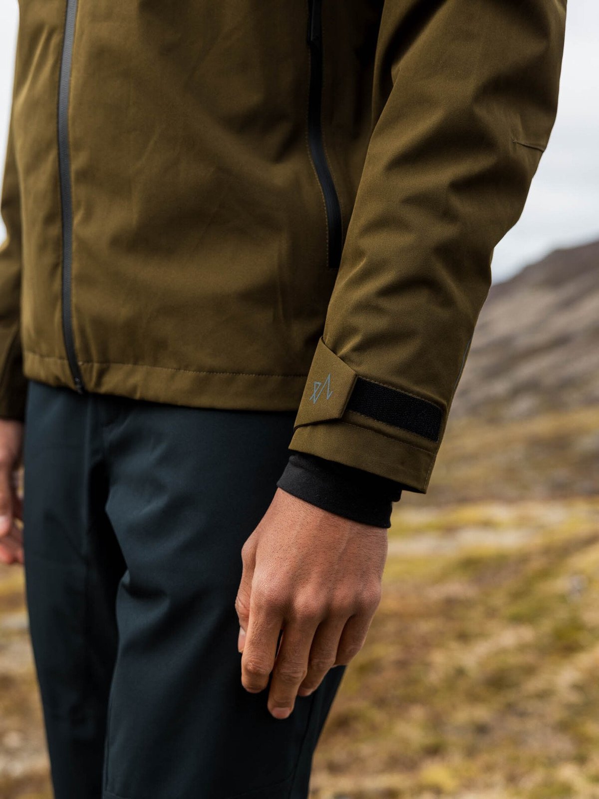 Twentyfour Aurora 2-Lags Skalljakke Mørk Oliven