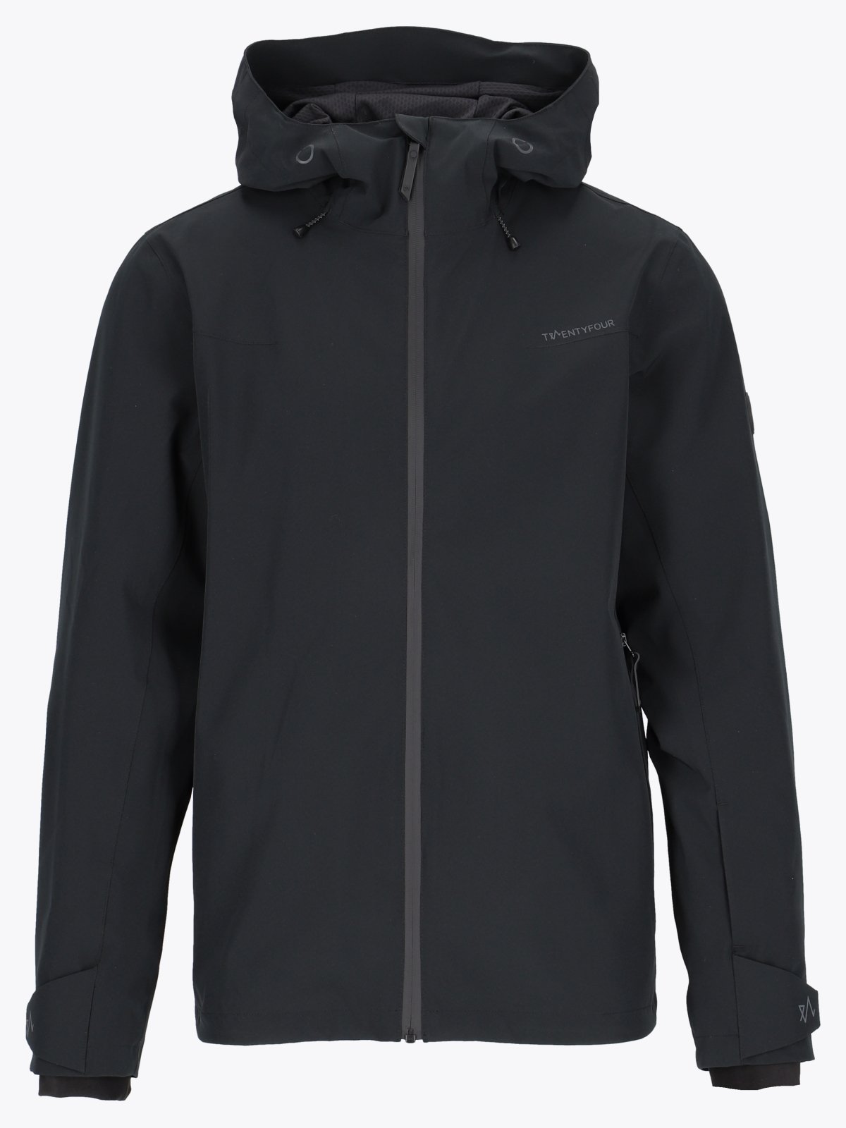 Twentyfour Aurora 2-Lags Skalljakke Sort