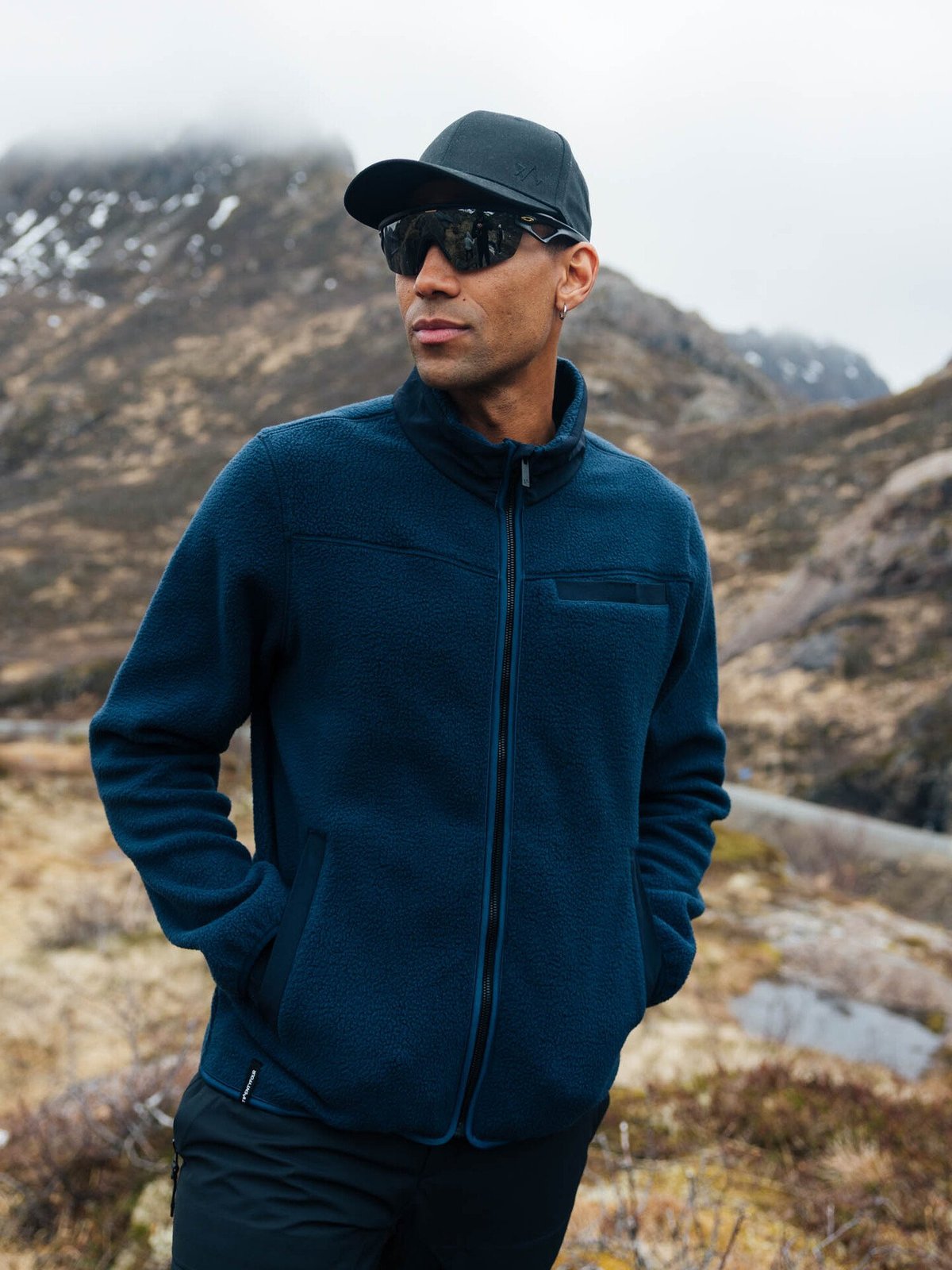 Twentyfour Aurora Pile Jakke Marine