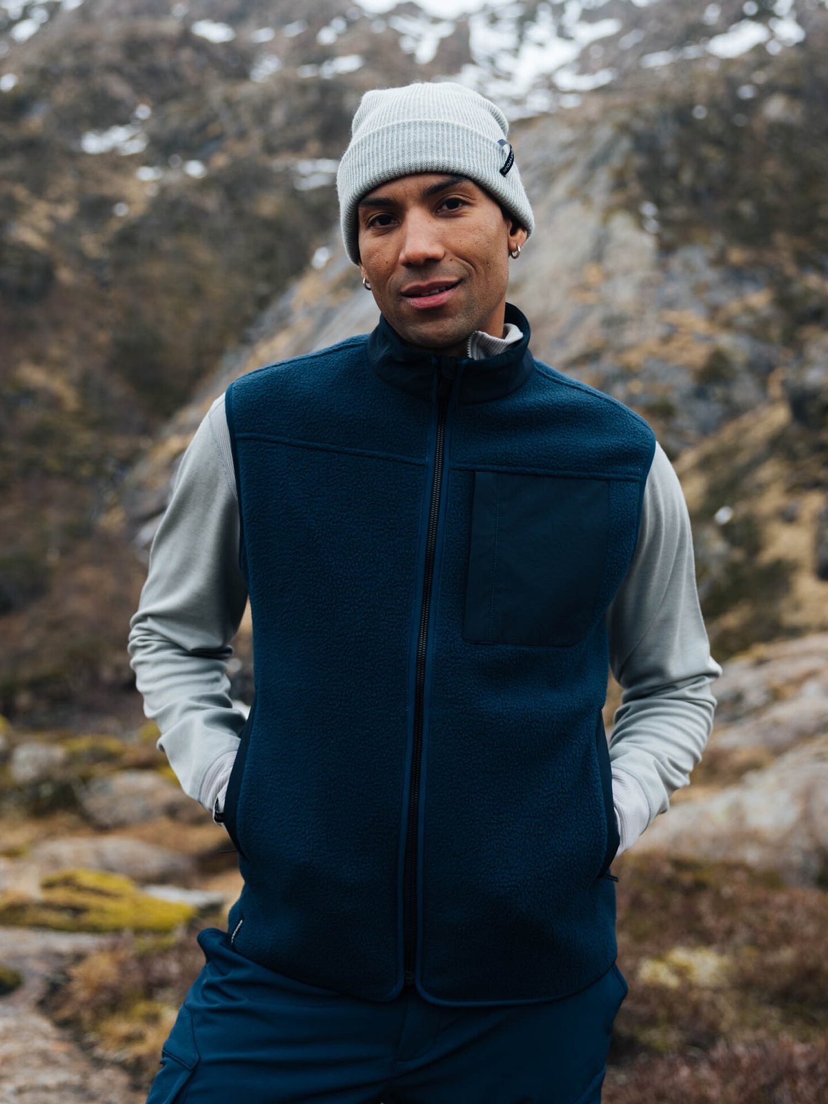 Twentyfour Aurora Pile Vest Marine