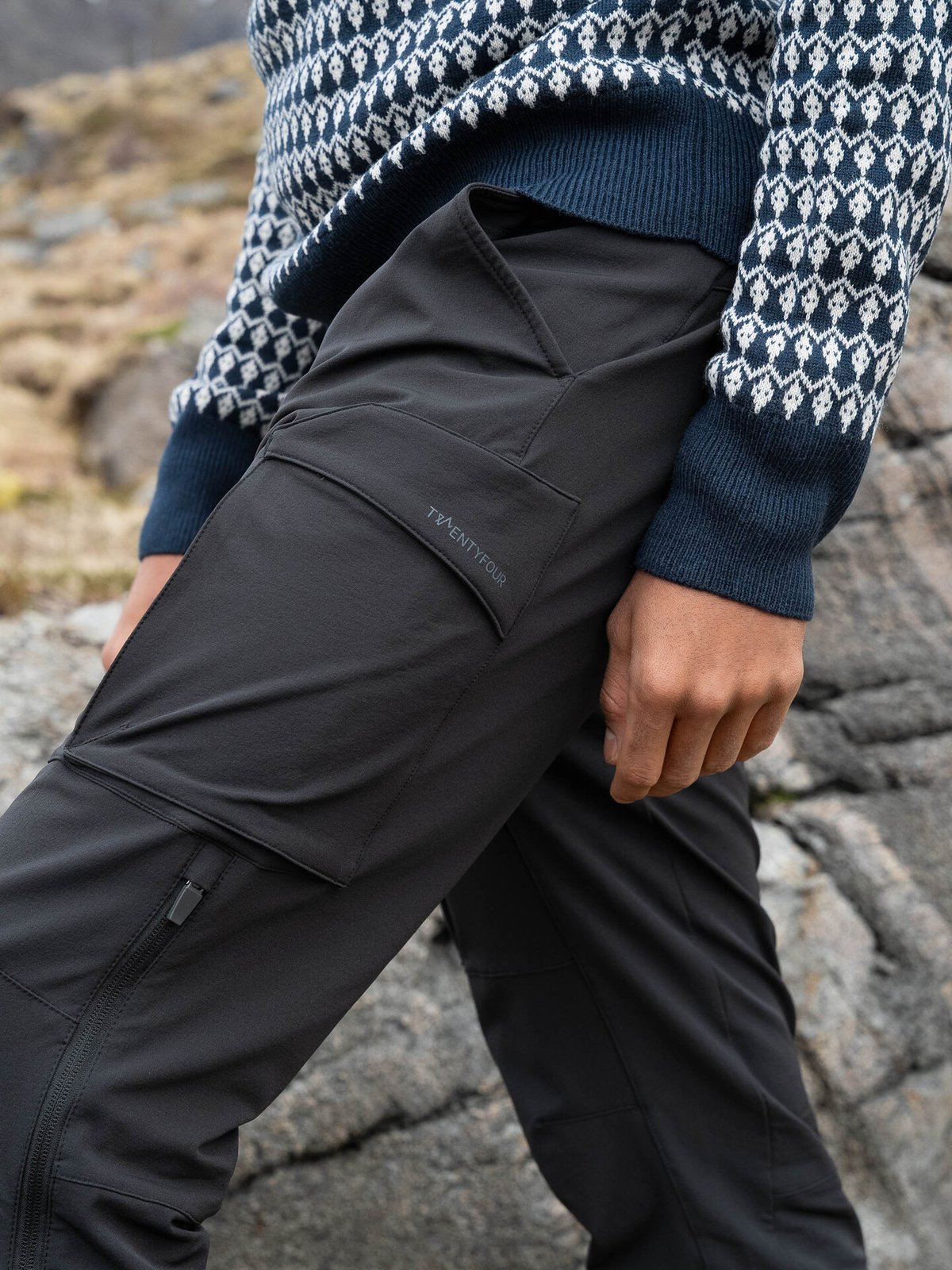 Twentyfour Aurora Softhsell Bukse Sort