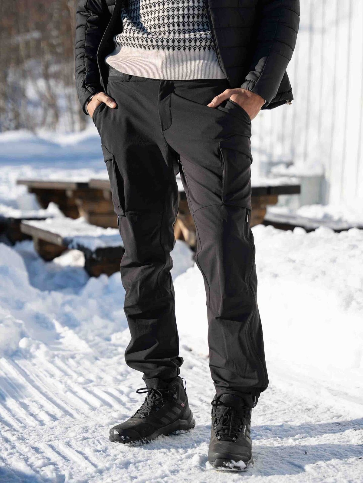 Twentyfour Aurora Softhsell Bukse Sort