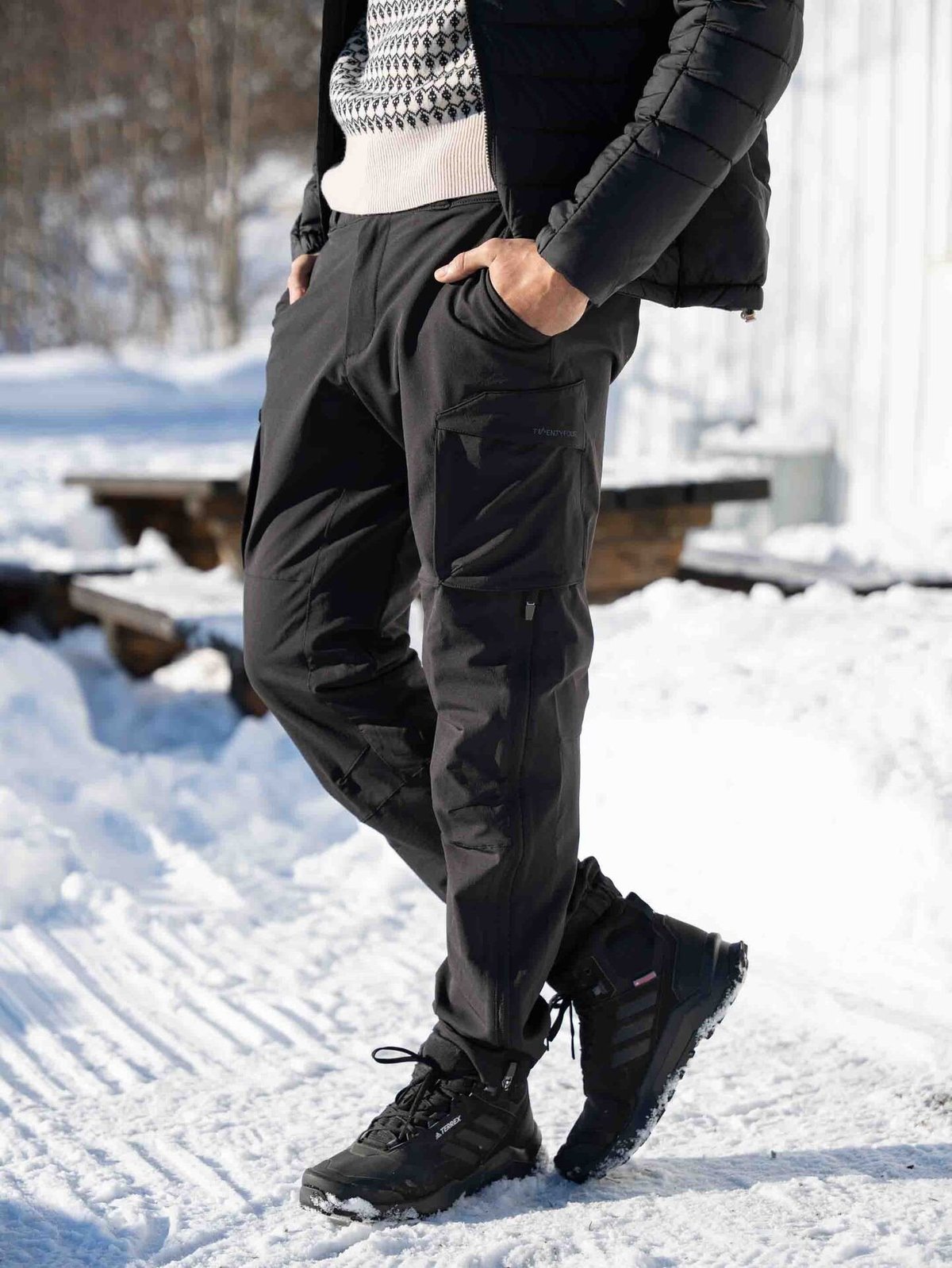 Twentyfour Aurora Softhsell Bukse Sort