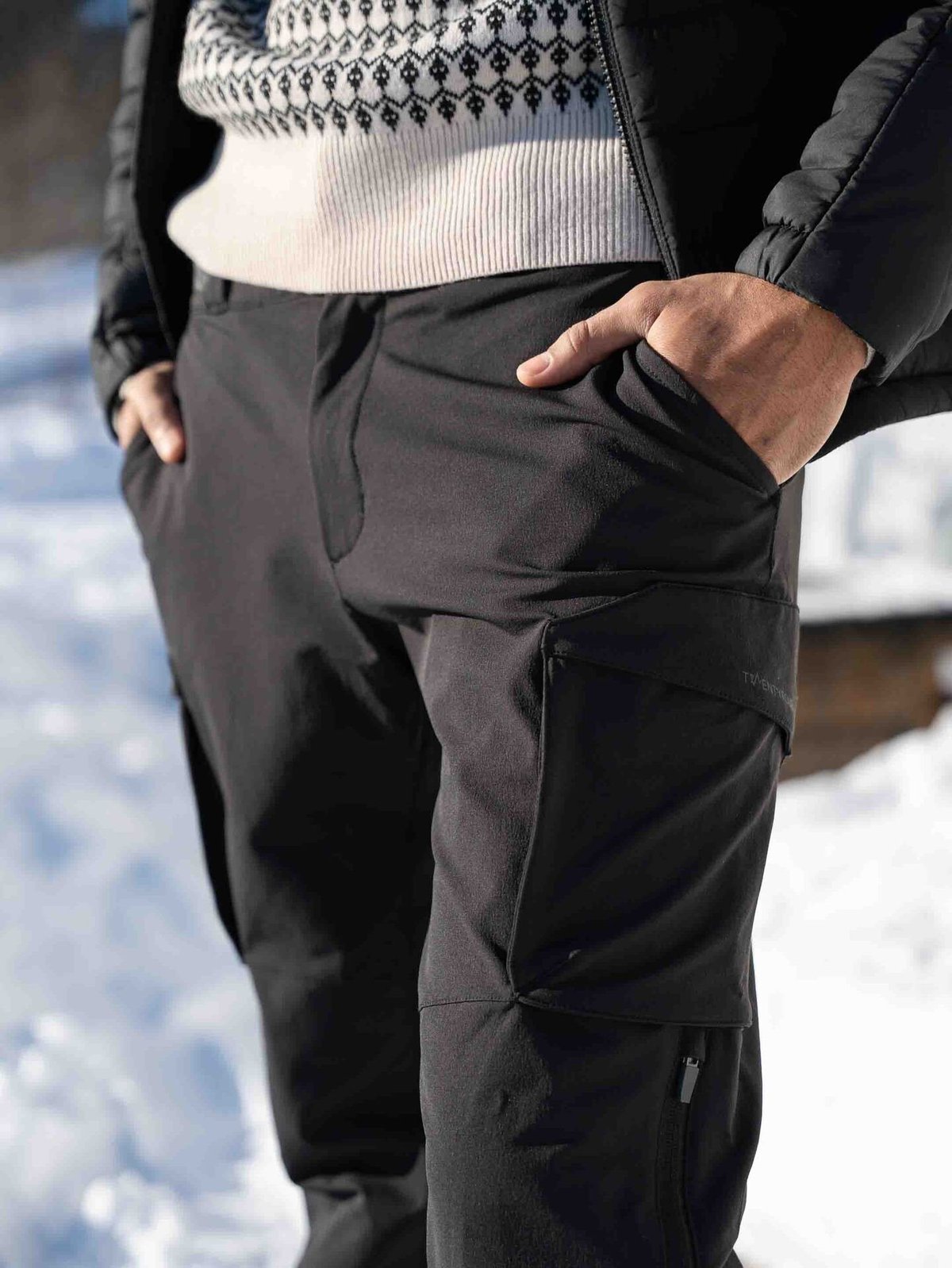 Twentyfour Aurora Softhsell Bukse Sort