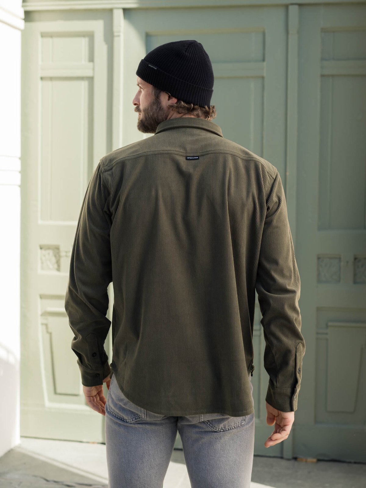 Twentyfour Mode Cord Skjorte Furu