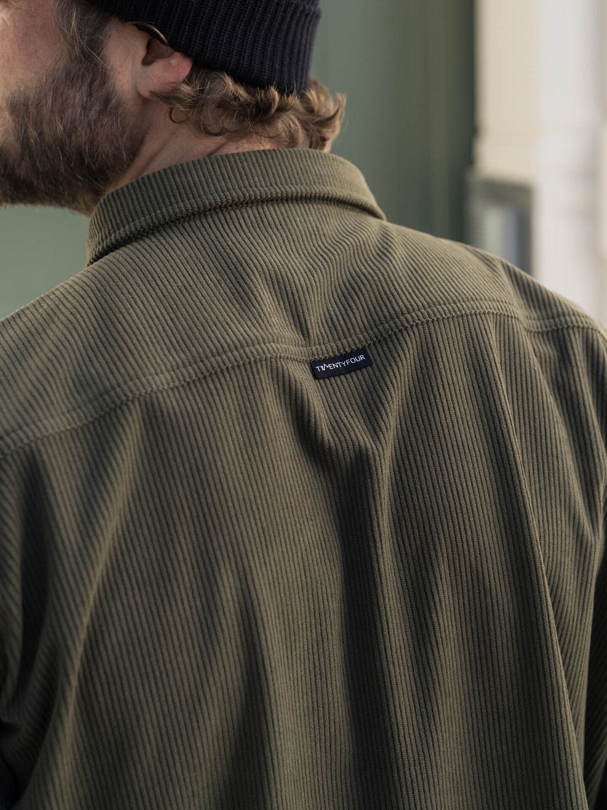 Twentyfour Mode Cord Skjorte Furu