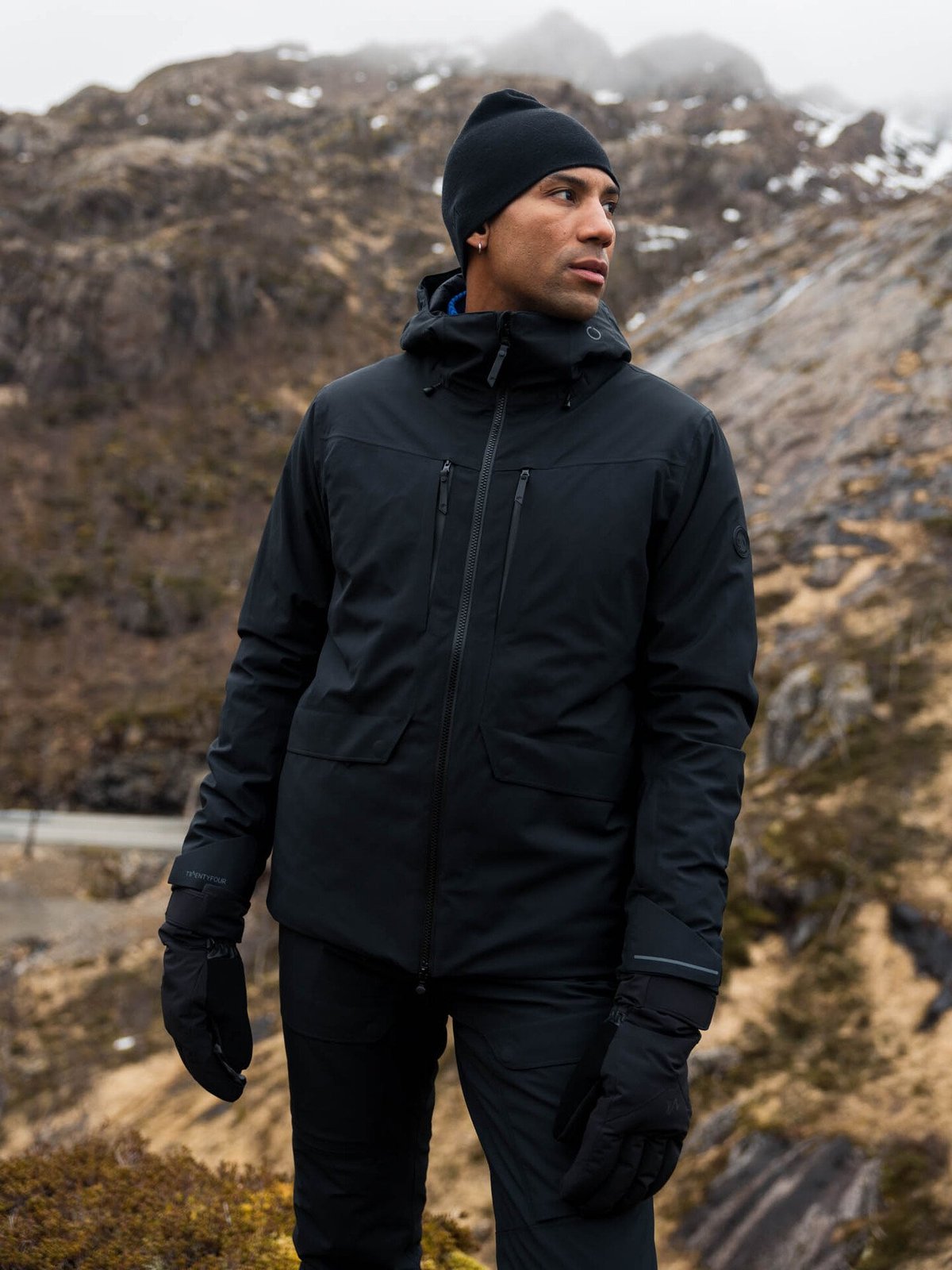 Twentyfour Aurora Primaloft Skalljakke Sort