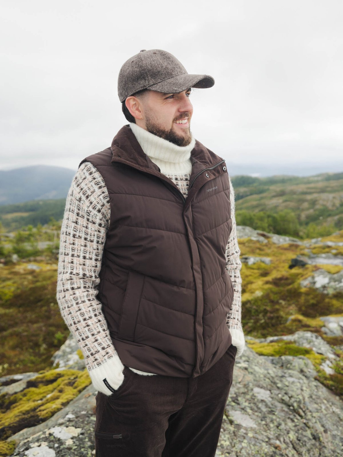 Twentyfour Aurora Thermal Vest Mørk brun