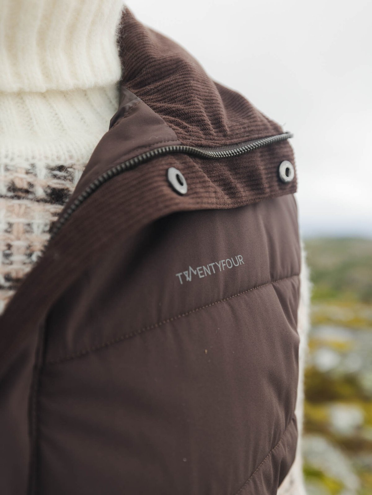 Twentyfour Aurora Thermal Vest Mørk brun