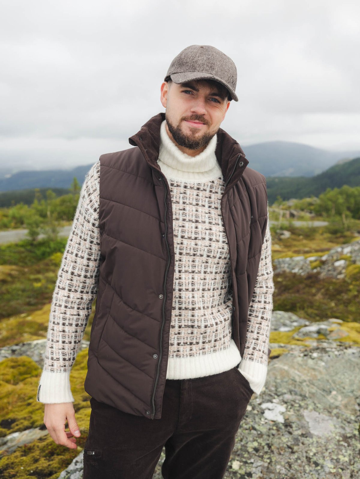 Twentyfour Aurora Thermal Vest Mørk brun
