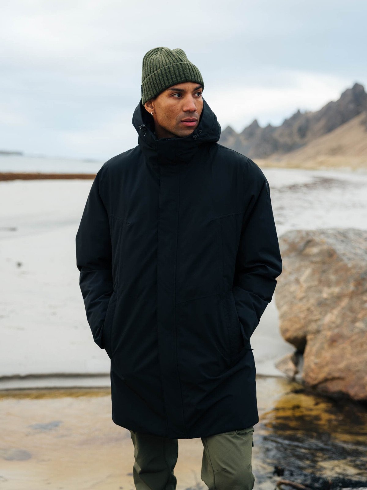 Twentyfour Aurora Warm Parkas Sort