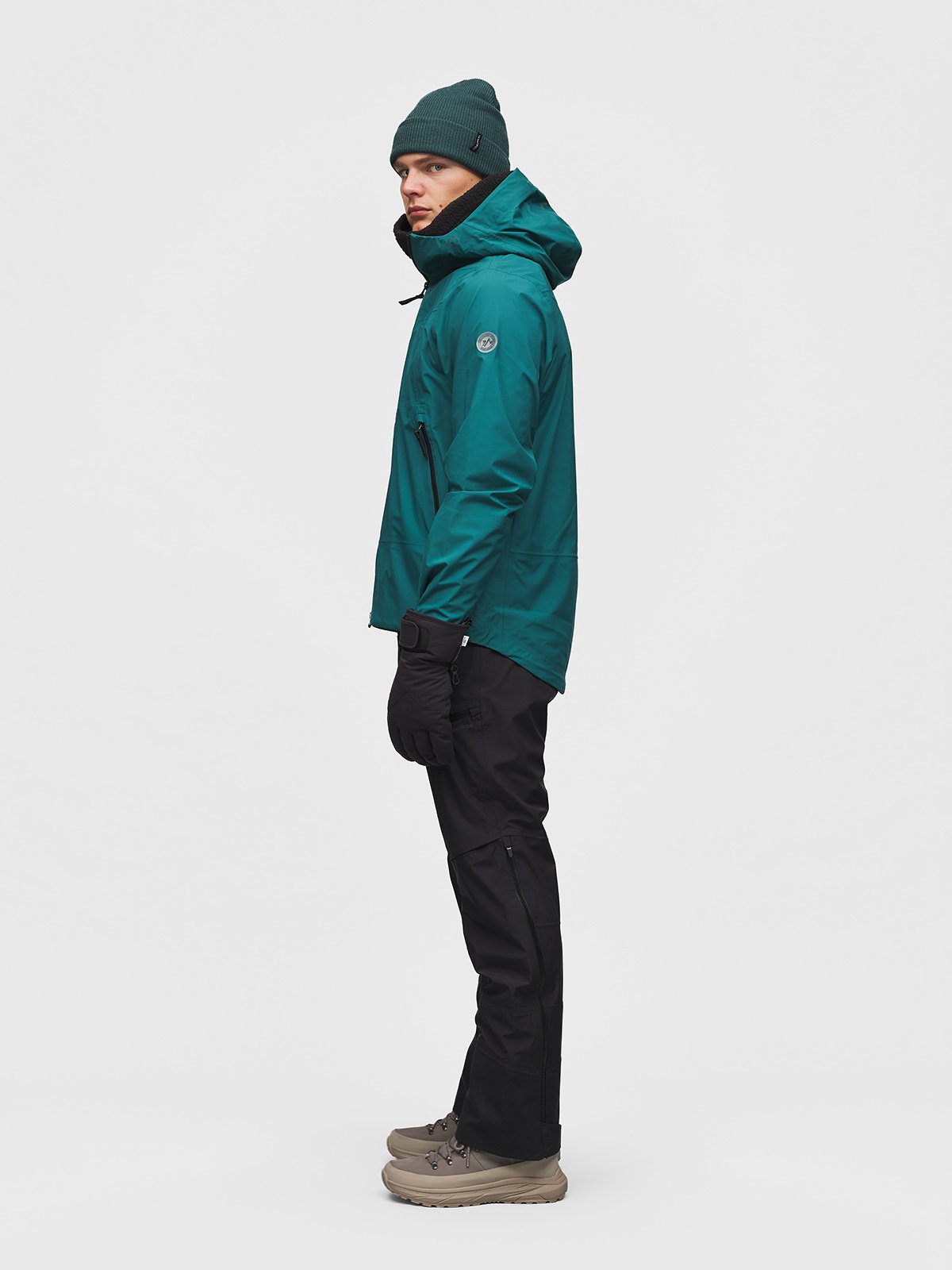 Twentyfour Aurora 3-Lags Skalljakke Blågrønn