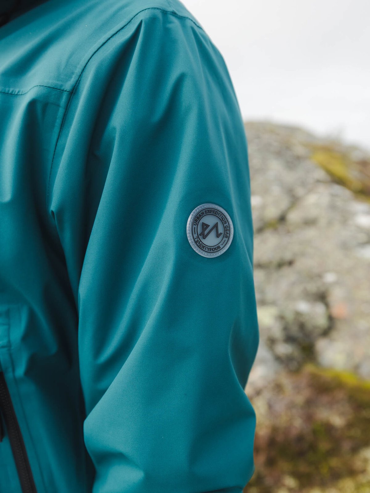 Twentyfour Aurora 3-Lags Skalljakke Blågrønn