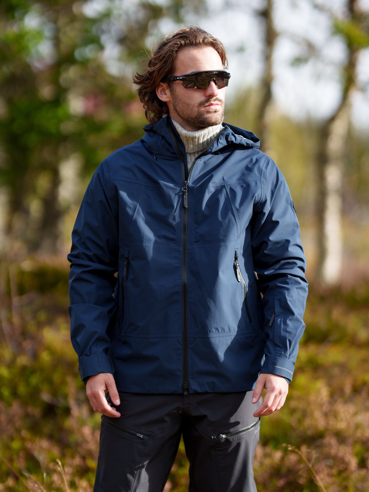 Twentyfour Aurora 3-Lags Skalljakke Marine