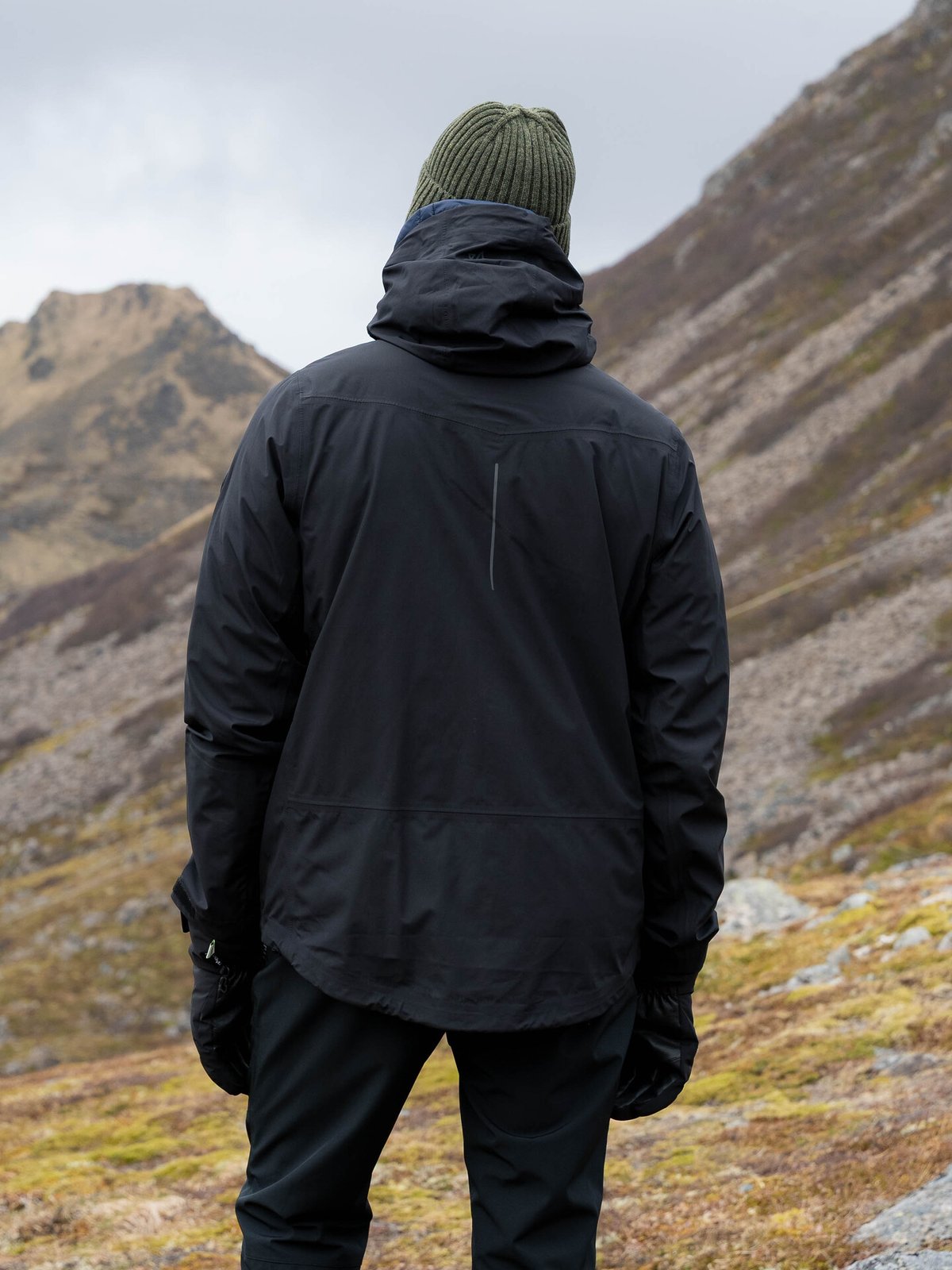 Twentyfour Aurora 3-Lags Skalljakke Sort