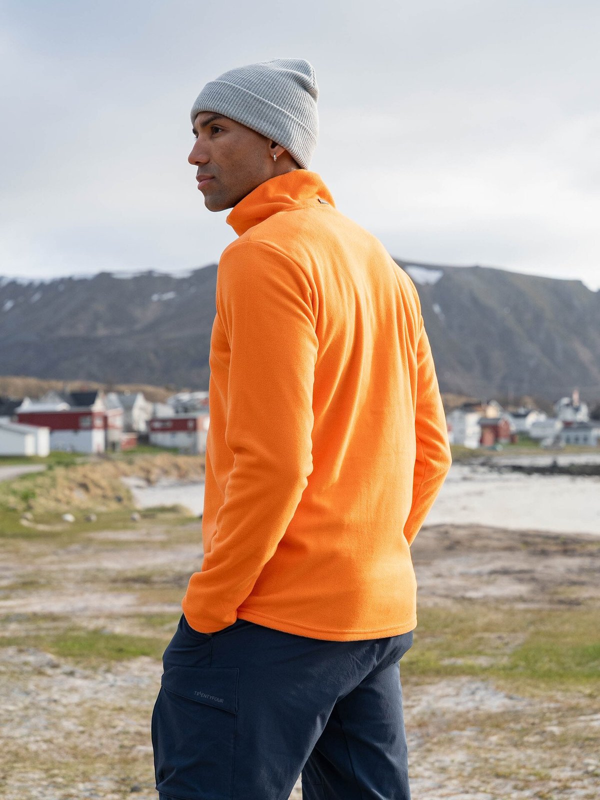 Twentyfour Aurora Half Zip Fleece Orange