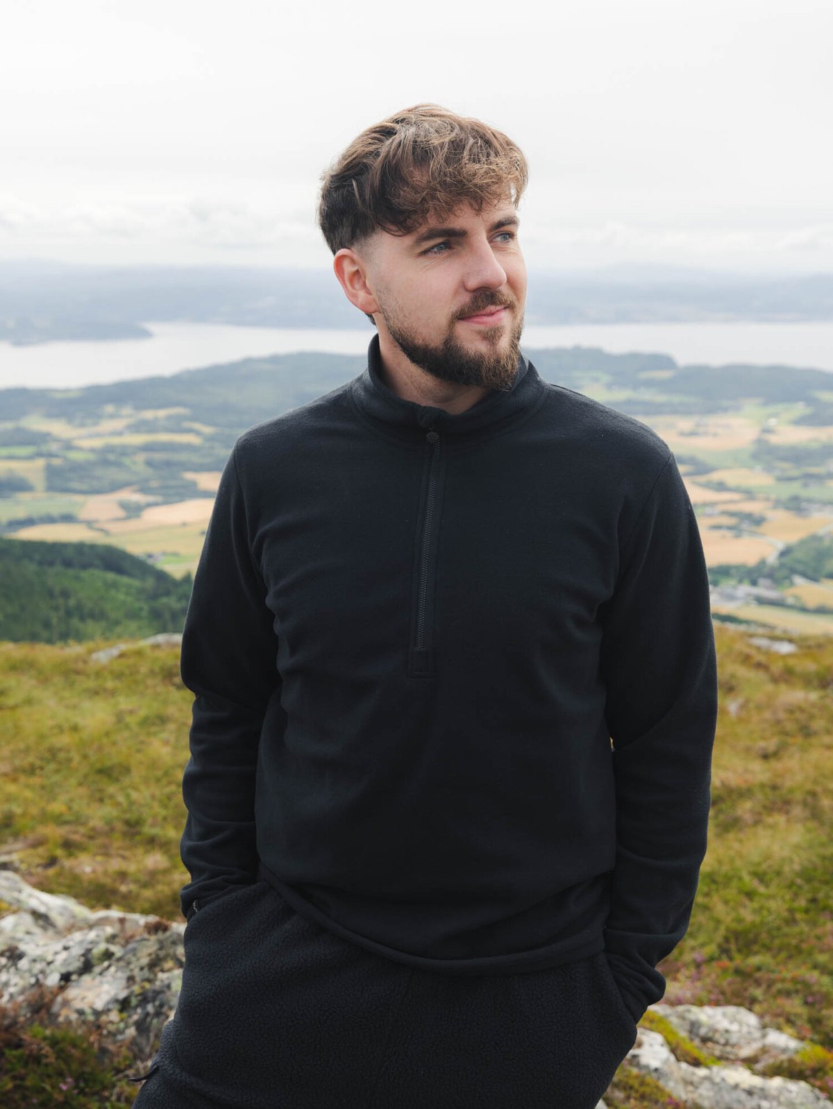 Twentyfour Aurora Half Zip Fleece Sort