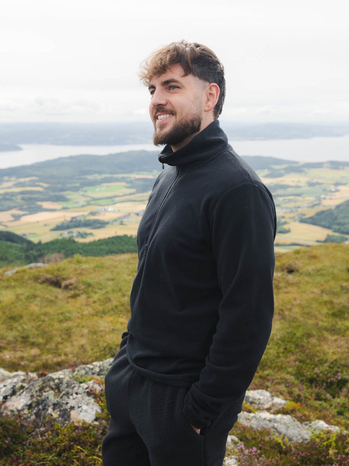 Twentyfour Aurora Half Zip Fleece Sort
