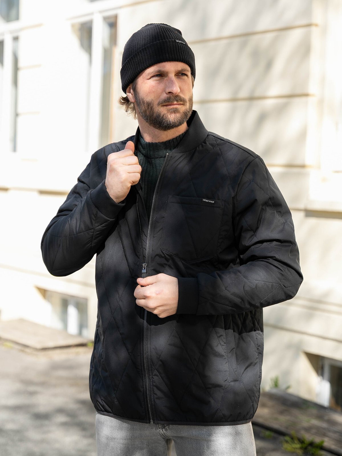 Twentyfour Mode Max Quilted Shacket Sort