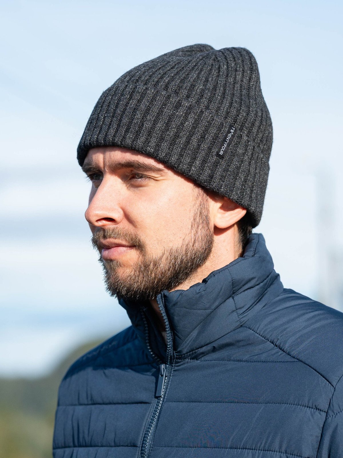 Twentyfour Aurora Rib Lue Sort