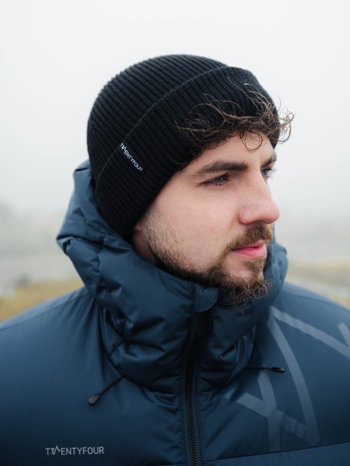 Twentyfour Aurora Rib Lue Sort