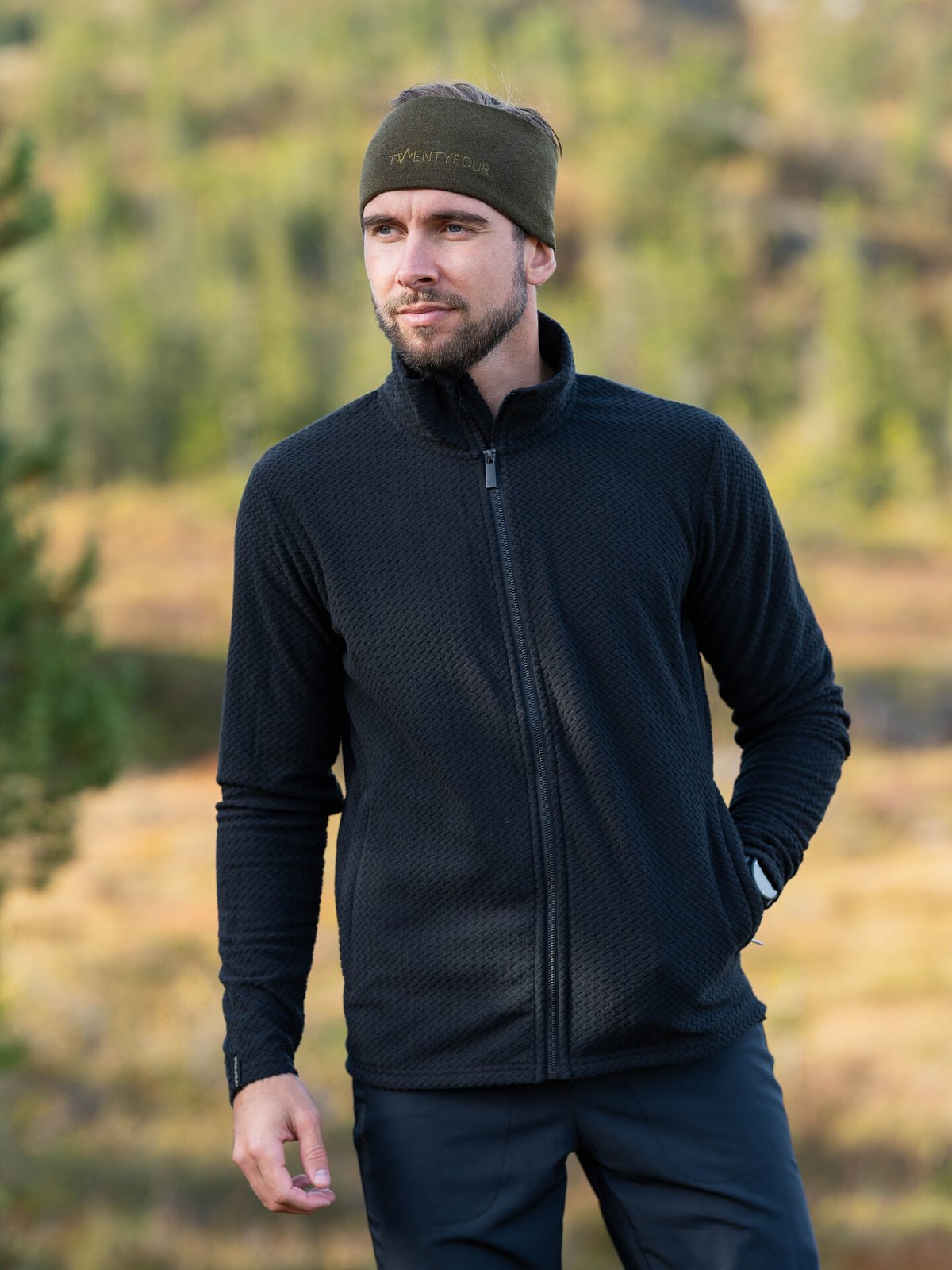 Twentyfour Aurora Basic Pannebånd Mørk Oliven