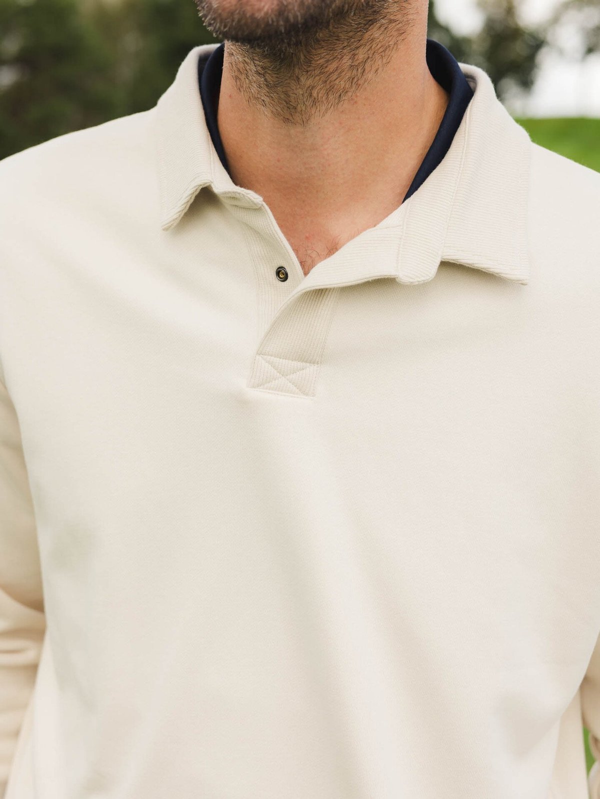 Twentyfour Mode Polo Sweater Gråhvit