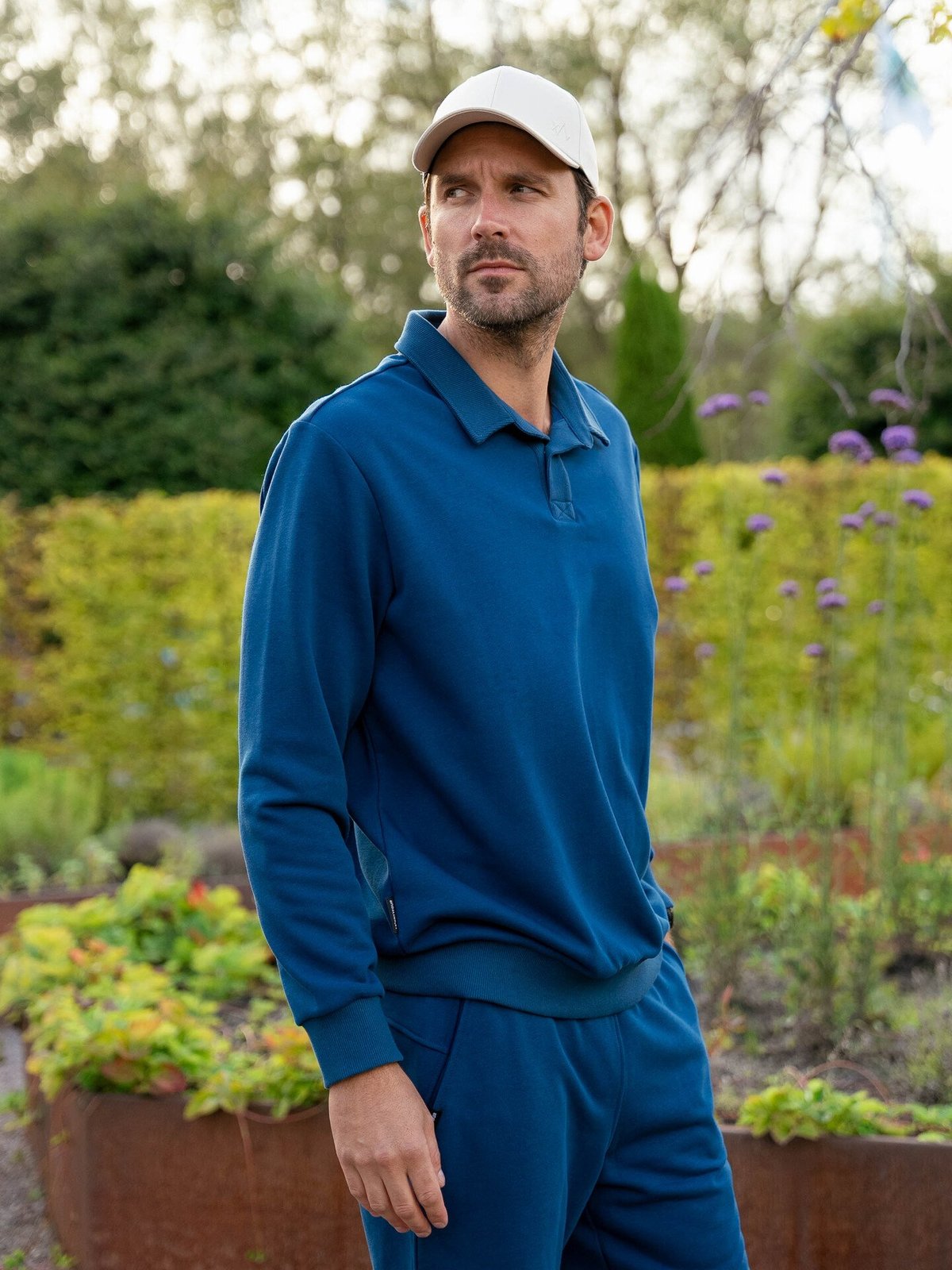 Twentyfour Mode Polo Sweater Mørk Blå