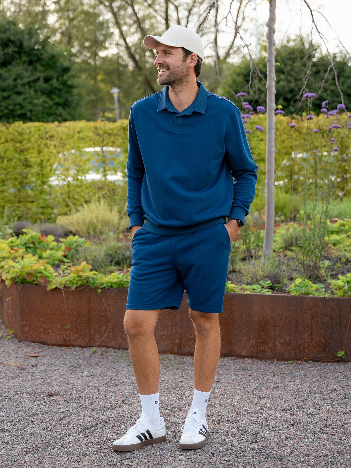 Twentyfour Mode Polo Sweater Mørk Blå