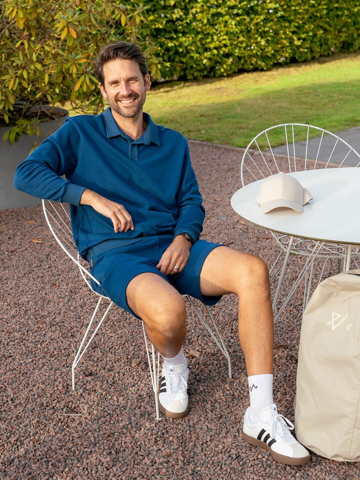 Twentyfour Mode Polo Shorts Mørk Blå