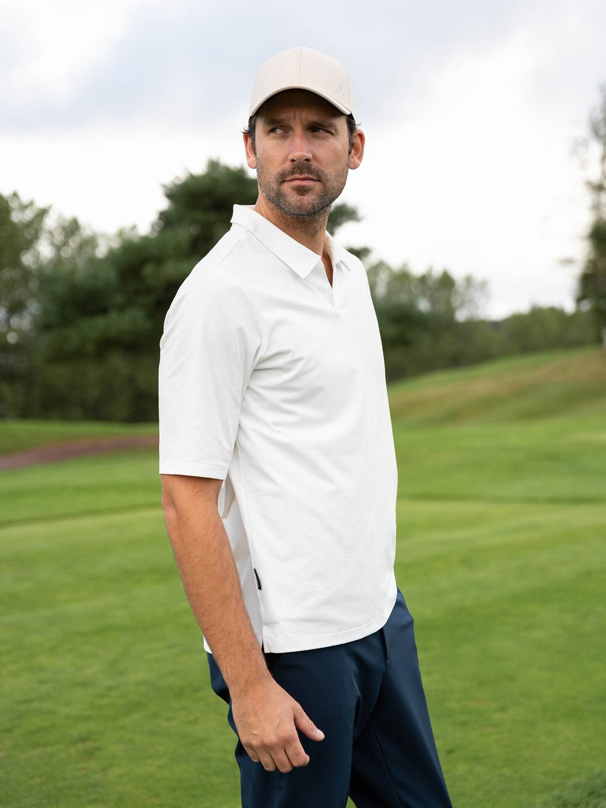 Twentyfour Mode Flex Pique Hvit